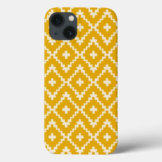 Gouden Medina: Gele Andalusische Marokkaanse Geome Case-Mate iPhone Case (Achterkant)