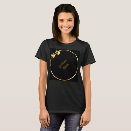 gouden meisjes t-shirt (Voorkant volledig)