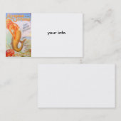 gouden mermaïde visitekaartje (Voorkant / Achterkant)