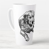 Gouden met Cosy Comic Grain Latte Mok (Linkerhoek)