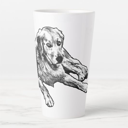 Gouden met Cosy Comic Grain Latte Mok (Voorkant)