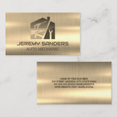 Gouden Metaal | Handgereedschap | Reparatie Visitekaartje (Voorkant / Achterkant)