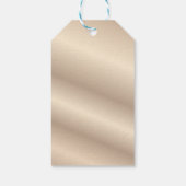 Gouden Metallic Glanzende Gift Labels Cadeaulabel (Achterkant)