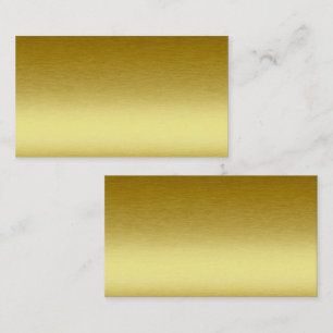 Gouden Metallic Lege Zakkaart Visitekaartje