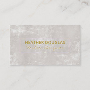 Gouden Metallic Moderne Chic Textuur Visitekaartje