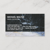 Gouden modellen | Marmer Visitekaartje (Achterkant)