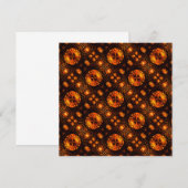 Gouden moderne boho elegante abstracte kunstpatroo (Voorkant / Achterkant)