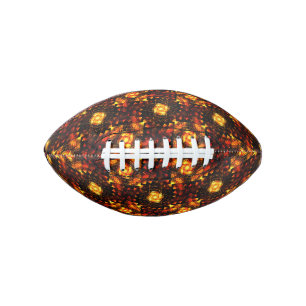Gouden moderne boho elegante abstracte kunstpatroo american football
