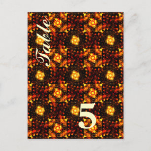 Gouden Moderne Boho Elegante Abstracte Kunstpatroo Briefkaart