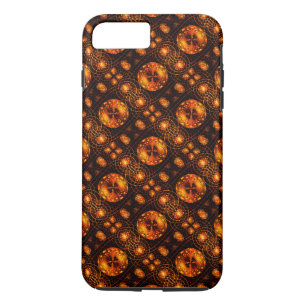 Gouden moderne boho elegante abstracte kunstpatroo iPhone 8 plus / 7 plus hoesje