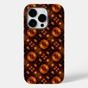 Gouden moderne boho elegante abstracte kunstpatroo Case-Mate iPhone 14 pro hoesje