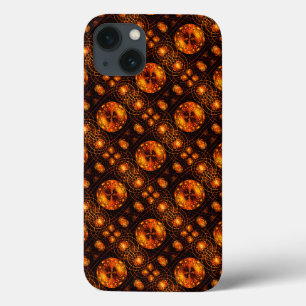 Gouden Moderne Boho Elegante Abstracte Kunstpatroo iPhone 13 Hoesje