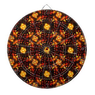 Gouden moderne boho elegante abstracte kunstpatroo dartbord