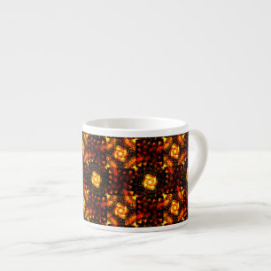 Gouden moderne boho elegante abstracte kunstpatroo espresso kop