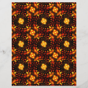 Gouden moderne boho elegante abstracte kunstpatroo flyer