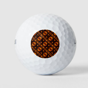 Gouden moderne boho elegante abstracte kunstpatroo golfballen