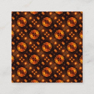 Gouden moderne boho elegante abstracte kunstpatroo informatiekaartje