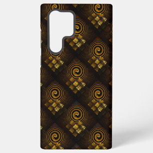 Gouden Moderne Boho Elegante Abstracte Kunstpatroo Samsung Galaxy Hoesje