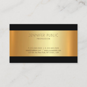Gouden Moderne Trendy Fashionable Glamour Visitekaartje