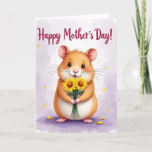 Gouden Moederdag Cadeaubon Kaart