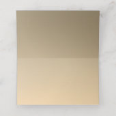 Gouden Monogram Bruiloft (Binnenkant ongevouwen)