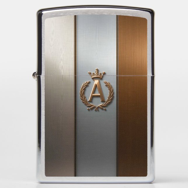 Gouden Monogram Embleem A (Voorkant)