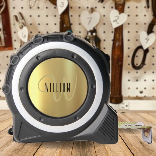 Gouden Monogram Formele Luxe Rolmaat