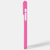 Gouden Monogram Naam Jaar Heet Roze Gepersonalisee Case-Mate iPhone Case (Achterkant / Links)