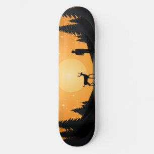 Gouden Moonlight Sereniteit Skateboard