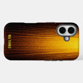 Gouden Mousserende Lichtdouche Case-Mate iPhone Case (Achterkant (horizontaal))