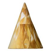 Gouden mozaïek: glanzend glaseffect. feesthoedjes (Rechts)