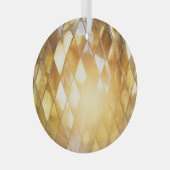 Gouden mozaïek: glanzend glaseffect. glas ornament (Voorkant Rechts)