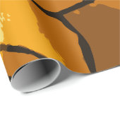 Gouden Mozaïek Glaskunst Cadeaupapier (Rol Hoek)