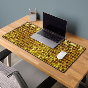 Gouden mozaïek Tegels Elegant Modern Luxury Bureaumat
