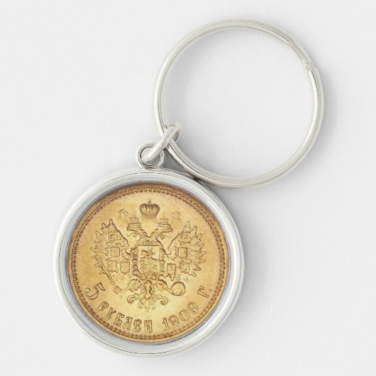Gouden Munt 1909 Sleutelhanger (Voorkant)