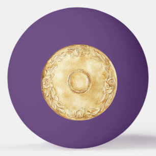 Gouden Munten Aap Paarse Touw Pingpongballen