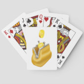 Gouden Munten Buidel Pokerkaarten (Achterkant)