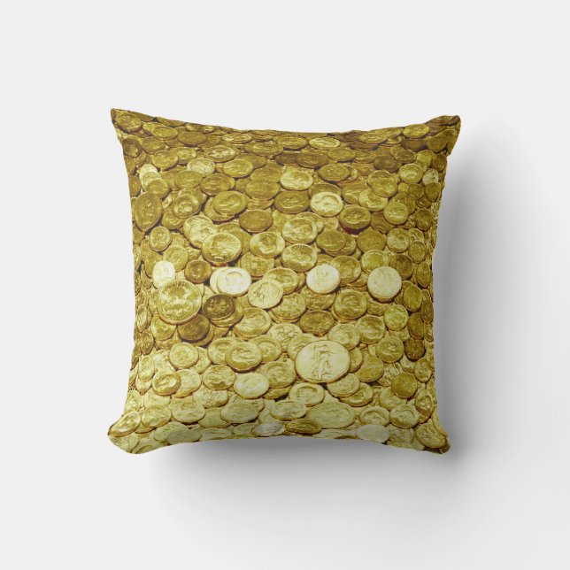 Gouden munten kussen (Voorkant)