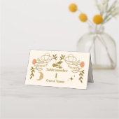  gouden mystieke botanische bruiloft (Voorkant)