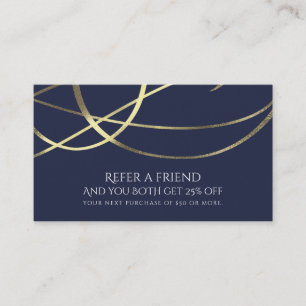Gouden namaakfolie Elke kleur Elegant Verwijs een Aanbevelingskaartje