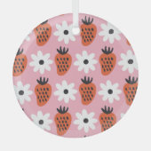 Gouden neon, abstracte kleurrijke lichten. glas ornament (Voorkant)