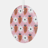 Gouden neon, abstracte kleurrijke lichten. glas ornament (Voorkant links)