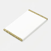 Gouden nepschitter glitter post-it® notes (Schuin)