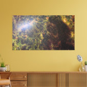 Gouden NGC 5068 | JWST Canvas Afdruk (Insitu (Woonkamer))