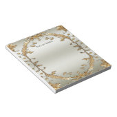 Gouden Notitieblok (Schuin)