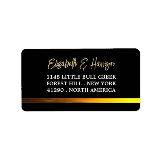 Gouden Oceaan, Elegant Strand Bruiloft Etiket (Voorkant)