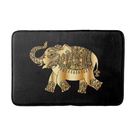 Gouden olifant badmat (Voorkant)