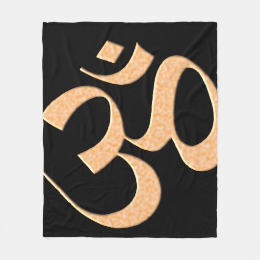 Gouden Om Fleece Deken (Voorkant)