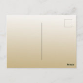 Gouden Ombre hart Briefkaart (Achterkant)