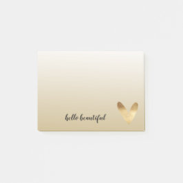 Gouden Ombre hart Post-it® Notes